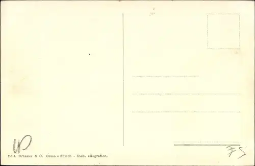 Ak Schweiz, Alter Mann mit Rückentrage