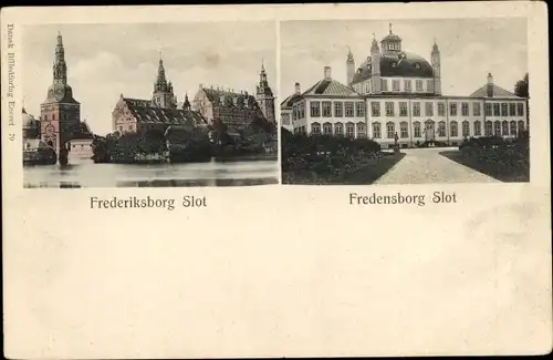 Ak Dänemark, Frederiksborg Slot, Fredensborg Slot