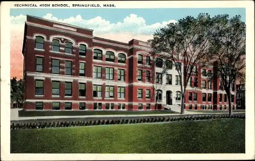 Ak Springfield Massachusetts USA, Technische High School