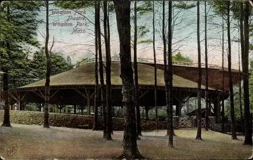 Ak Lunenburg Massachusetts USA, Whalom Park, Theater