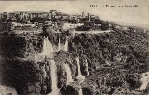 Ak Tivoli Lazio, Panorama e Cascatelle
