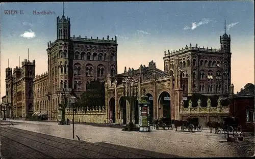 Ak Wien 2. Leopoldstadt, Nordbahnhof