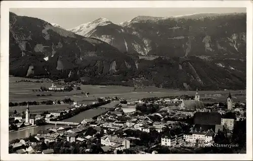 Ak Schwyz Stadt Schweiz, Gesamtansicht, Stanserjoch