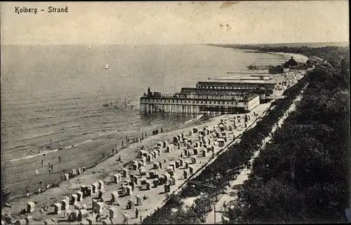 Ak Kołobrzeg Ostseebad Kolberg Pommern, Strand