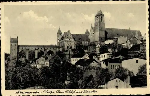 Ak Kwidzyn Marienwerder Westpreußen, Dom, Schloss, Dansker