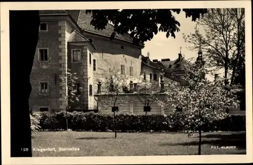Ak Klagenfurt am Wörthersee in Kärnten, Sternallee