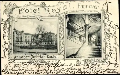 Ak Hannover in Niedersachsen, Hotel Royal