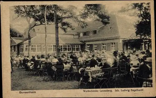 Ak Gonsenheim Mainz am Rhein, Waldschenke Lenneberg