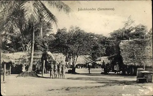 Ak Jakobkondre Saramacca Suriname, Ortspartie