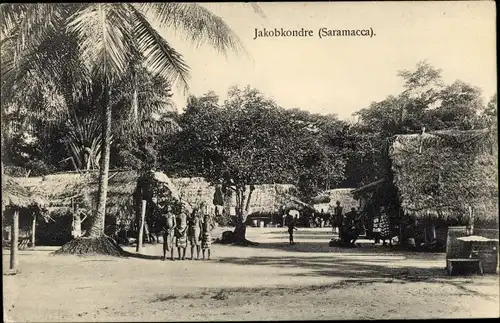 Ak Jakobkondre Saramacca Suriname, Ortspartie
