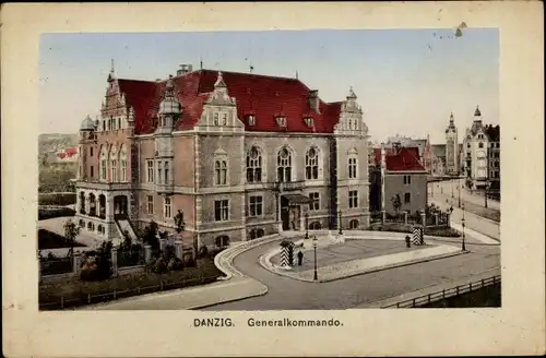 Ak Gdańsk Danzig, Generalkommando
