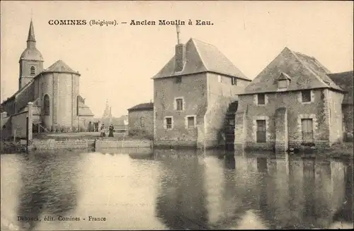 Ak Comines Warneton Wallonien Hennegau, Ancien Moulin a Eau