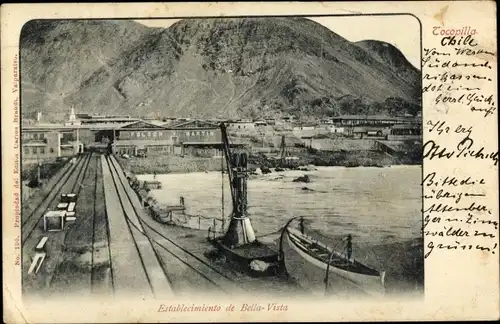 Ak Tocopilla Chile, Bella-Vista-Einrichtung