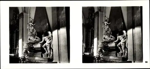 Stereo Raumbild Foto Praha Prag, Altstadt, Jakobskirche, Grabmal Graf von Mitrowitz