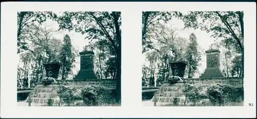 Stereo Foto Praha Prag, Štěrboholy, Soldatenfriedhof