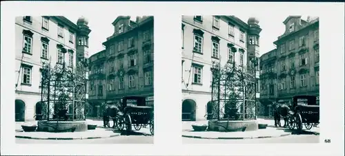 Stereofoto Praha Prag, Altstadt, Kleiner Ring