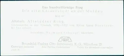 Stereofoto Praha Prag, Altstadt, Altstädter Ring