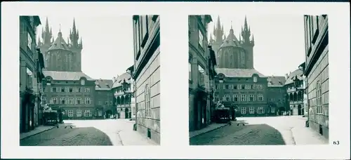 Stereo Foto Praha Prag, Altstadt, Teinhof, Ungelt