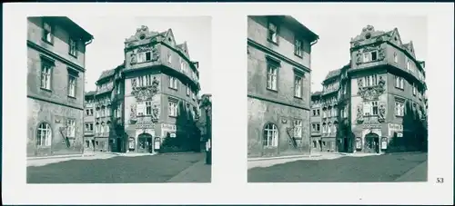 Stereo Foto Praha Prag, Altstadt, Clam-Gallas-Palais, Portal