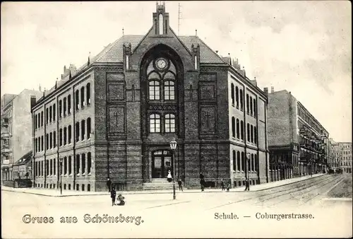 Ak Berlin Schöneberg, Coburgerstraße, Schule