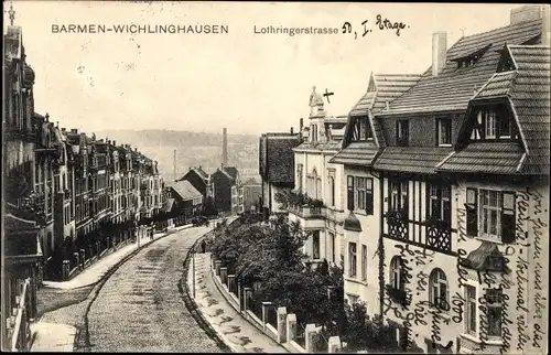 Ak Wichlinghausen Oberbarmen Wuppertal, Lothringerstraße