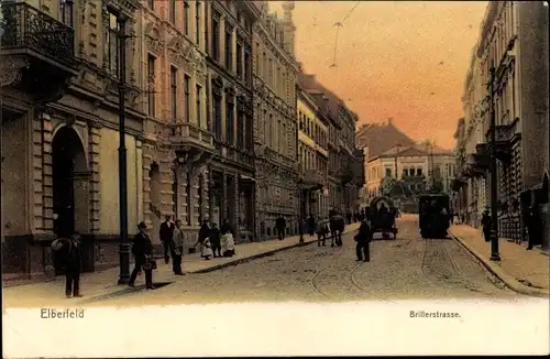 Ak Elberfeld Wuppertal in Nordrhein Westfalen, Brillerstraße