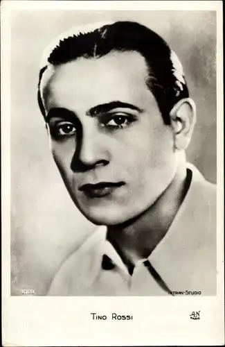 Ak Schauspieler Tino Rossi, Portrait