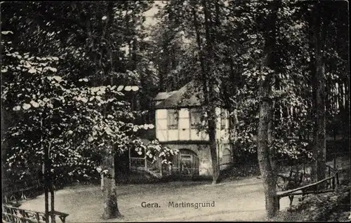 Ak Gera in Thüringen, Martinsgrund