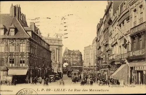Ak Lille Nord, Rue des Manneliers