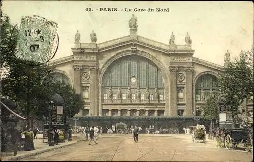 Ak Paris x, Gare du Nord