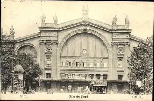 Ak Paris x, Gare du Nord