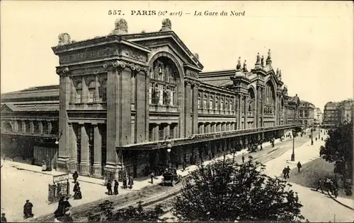 Ak Paris x, Gare du Nord