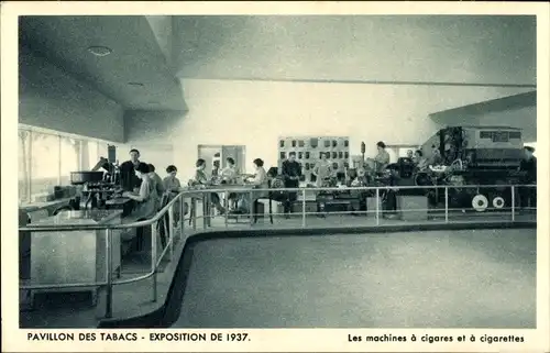 Ak Paris, Weltausstellung 1937, Tabac-Pavillon