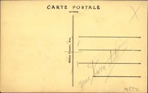 Ak Metz Moselle, Belvedere, Moyen-Pont, Kirchen