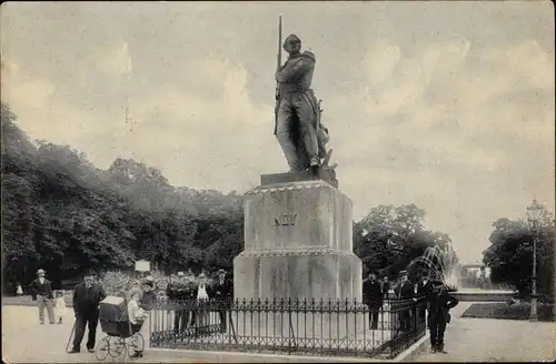 Ak Metz Moselle, Ney-Denkmal