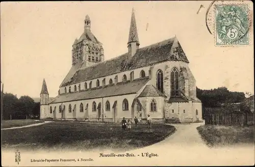 Ak Neuville aux Bois Loiret, l'Eglise