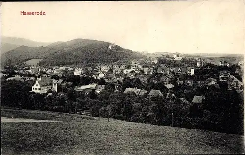 Ak Hasserode Wernigerode im Harz, Gesamtansicht