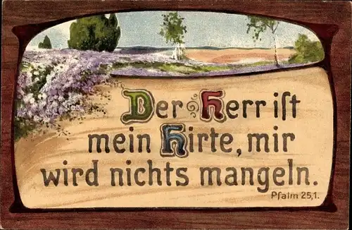 Ak Der Herr ist mein Hirte, Psalm 25 1