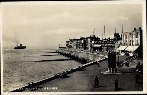 Ak Vlissingen Zeeland Niederlande, Boulevard de Ruijter