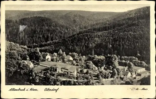 Ak Altenbrak Thale im Harz, Oberdorf, Wald