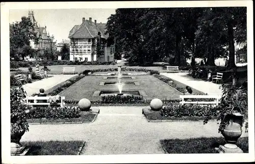 Ak Bad Nenndorf an der Weser, Sonnengarten