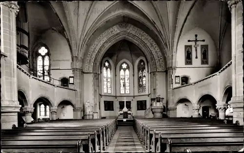 Ak Bad Nauheim in Hessen, Dankeskirche, Innenansicht