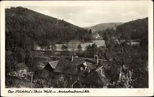 Ak Eisenberg in Thüringen, Mühltal, Amtsschreibermühle