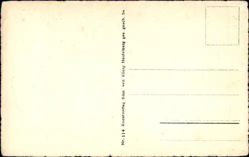 Ak Heidelberg am Neckar, Schloss, Gläserner Saalbau