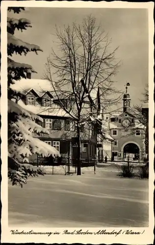 Ak Bad Sooden Allendorf an der Werra Hessen, Winteransicht