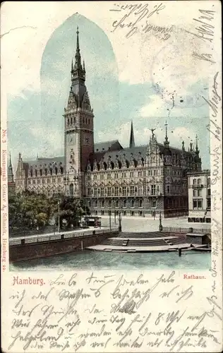 Ak Hamburg Mitte Altstadt, Rathaus