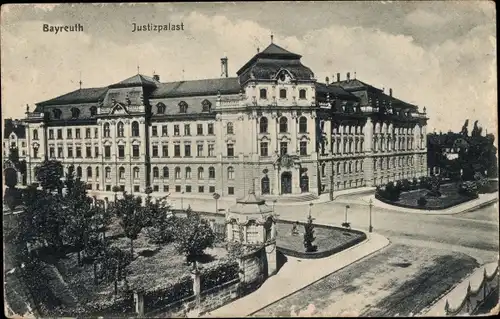 Ak Bayreuth in Oberfranken, Justizpalast