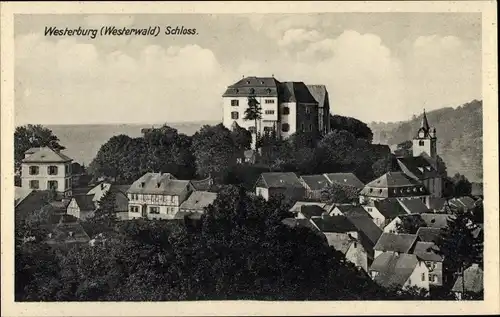 Ak Westerburg im Westerwald, Schloss