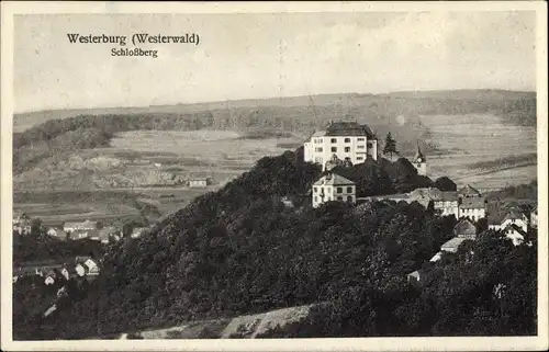 Ak Westerburg im Westerwald, Schloss, Schlossberg