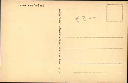 Ak Bad Faulenbach Füssen im Ostallgäu, Ortsansicht, Gebirge